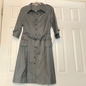 Allura Button up dress with 3/4 sleeves, collar